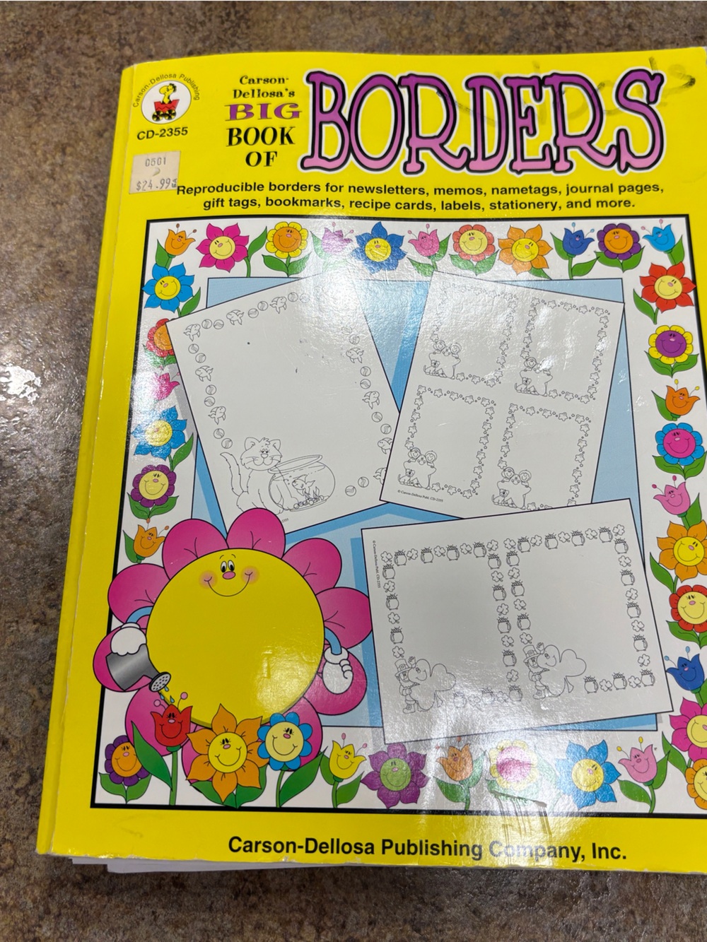 Vintage Carson Dellosa big book of borders